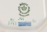 A Royal Copenhagen Flora Danica Porcelain Coffee Service