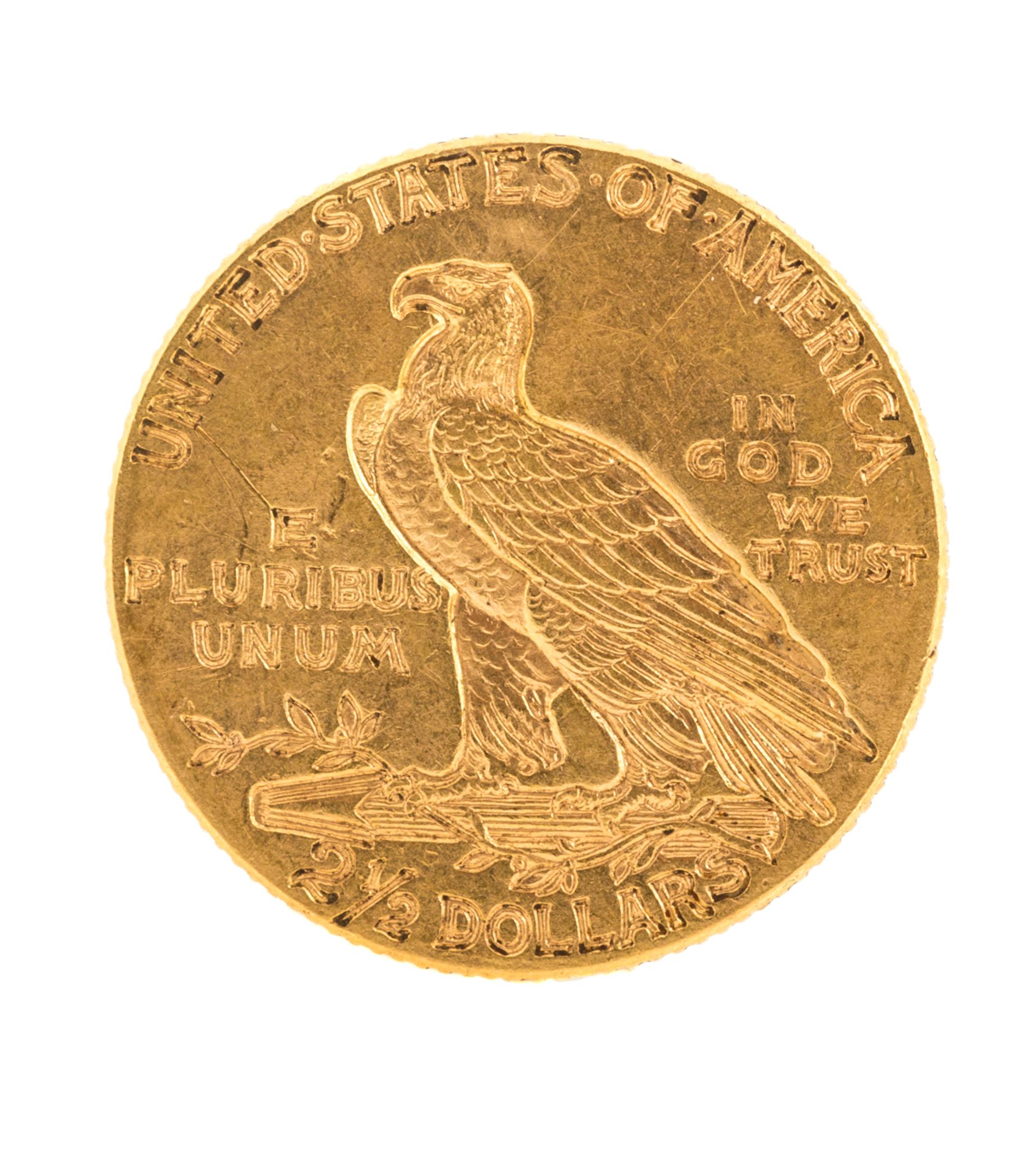 United States of America (1915), Gold $2.50 Quarter Eagle — Gold Quarter Eagle $2.50
