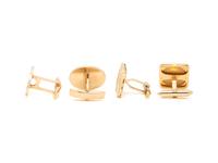 COLLECTION OF YELLOW GOLD CUFFLINKS