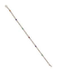 PLATINUM, DIAMOND AND MULTIGEM 'DEAREST' BRACELET