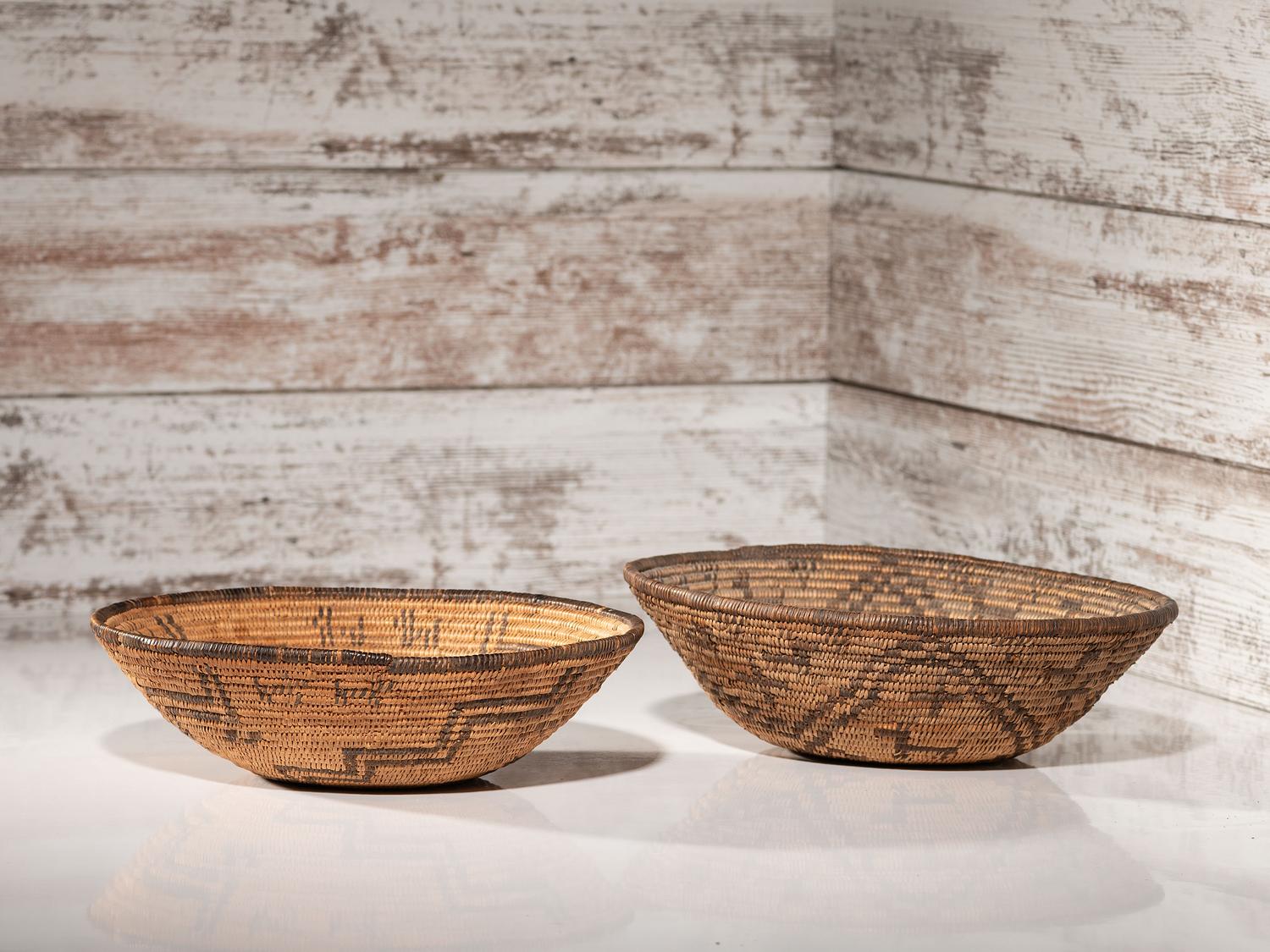 Apache Figural Baskets, with Dogs