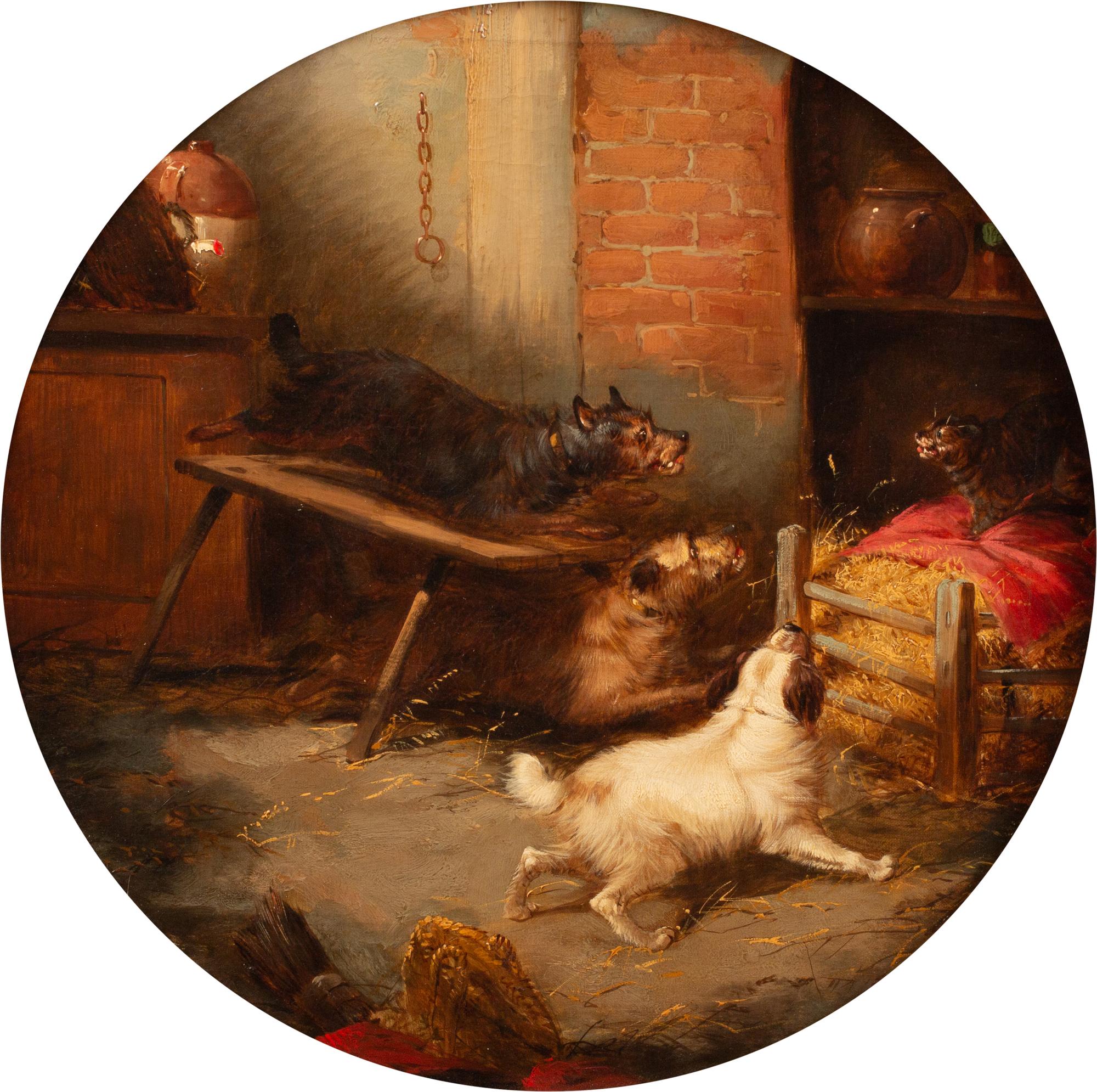 Awaiting the Master's Return: A Pair of Paintings