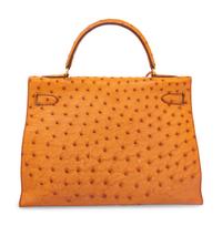 Hermès Ostrich Kelly 32 with Strap