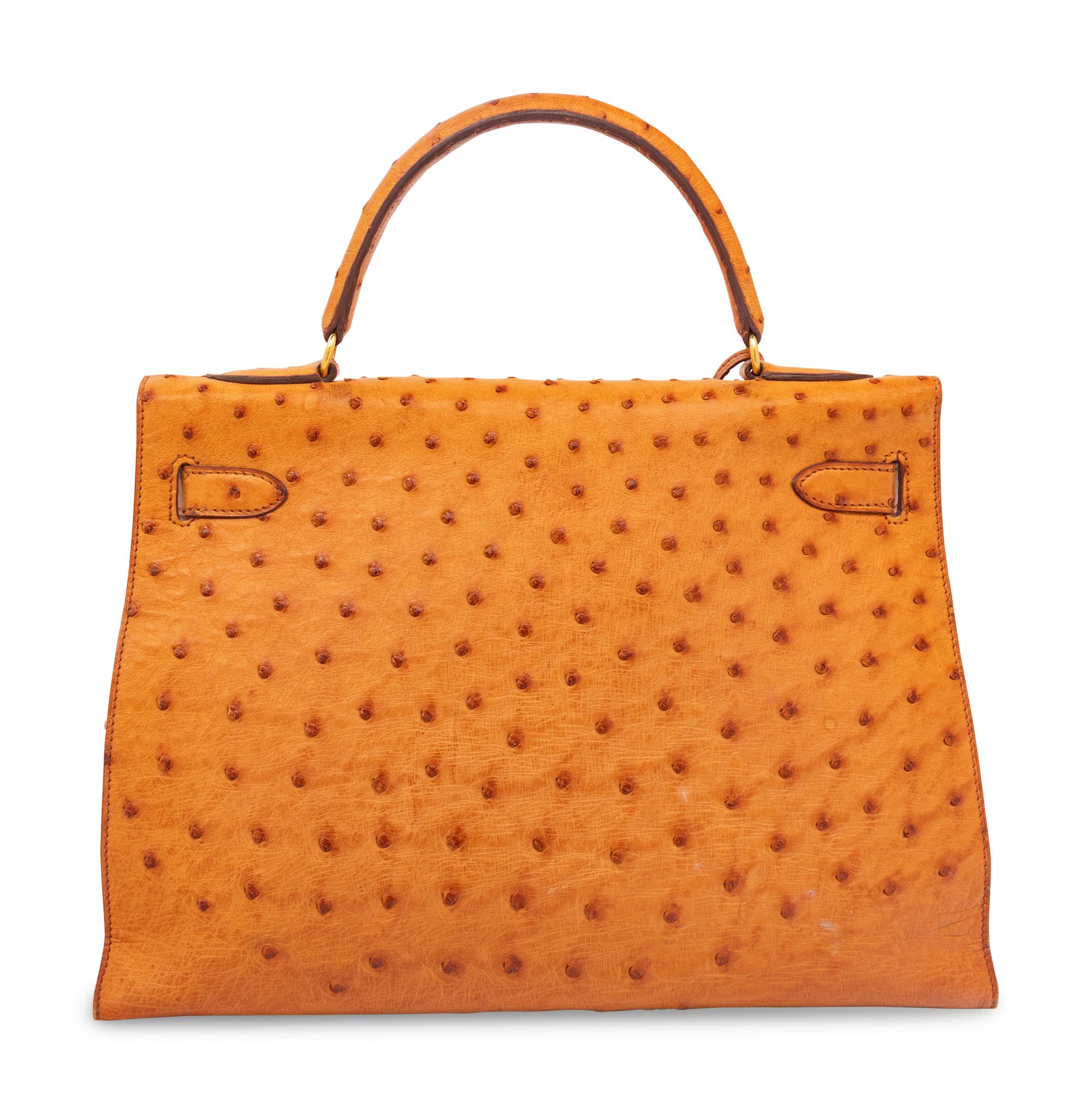 Hermès Ostrich Kelly 32 with Strap