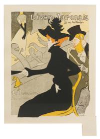 Henri de Toulouse-Lautrec, (French, 1864-1901), Divan Japonais (plate 2 from Les maitres de l'affiche)