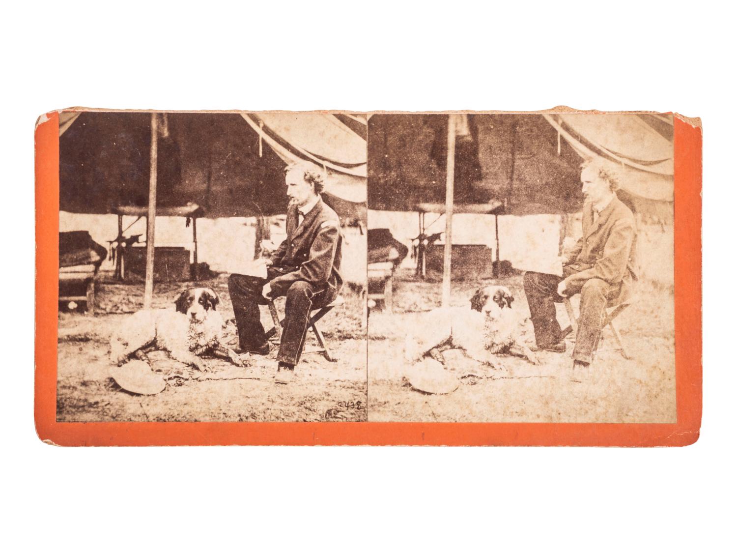 [CUSTER, George A. (1809-1876)]. Gen. Custer at his Head Quarters in the field....