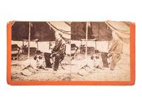 [CUSTER, George A. (1809-1876)]. Gen. Custer at his Head Quarters in the field....