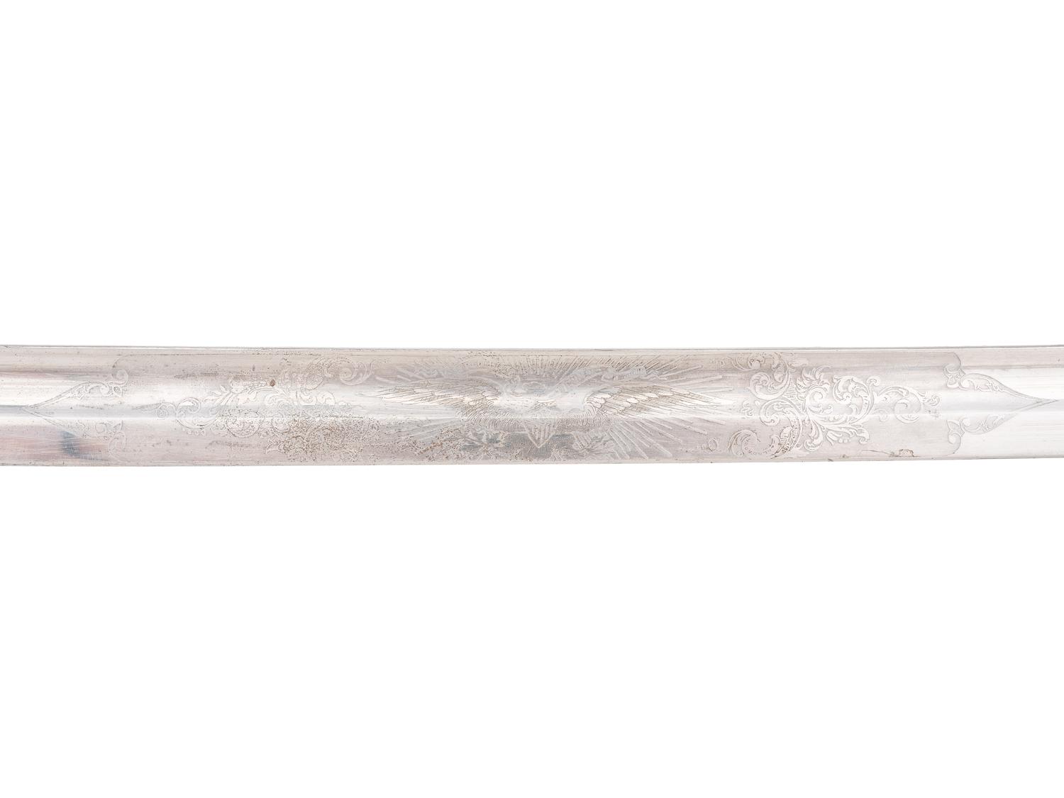 [CIVIL WAR]. Model 1850 non-regulation Union Field and Staff sword. Manufactured by Horstmann & Sons, Philadelphia.
