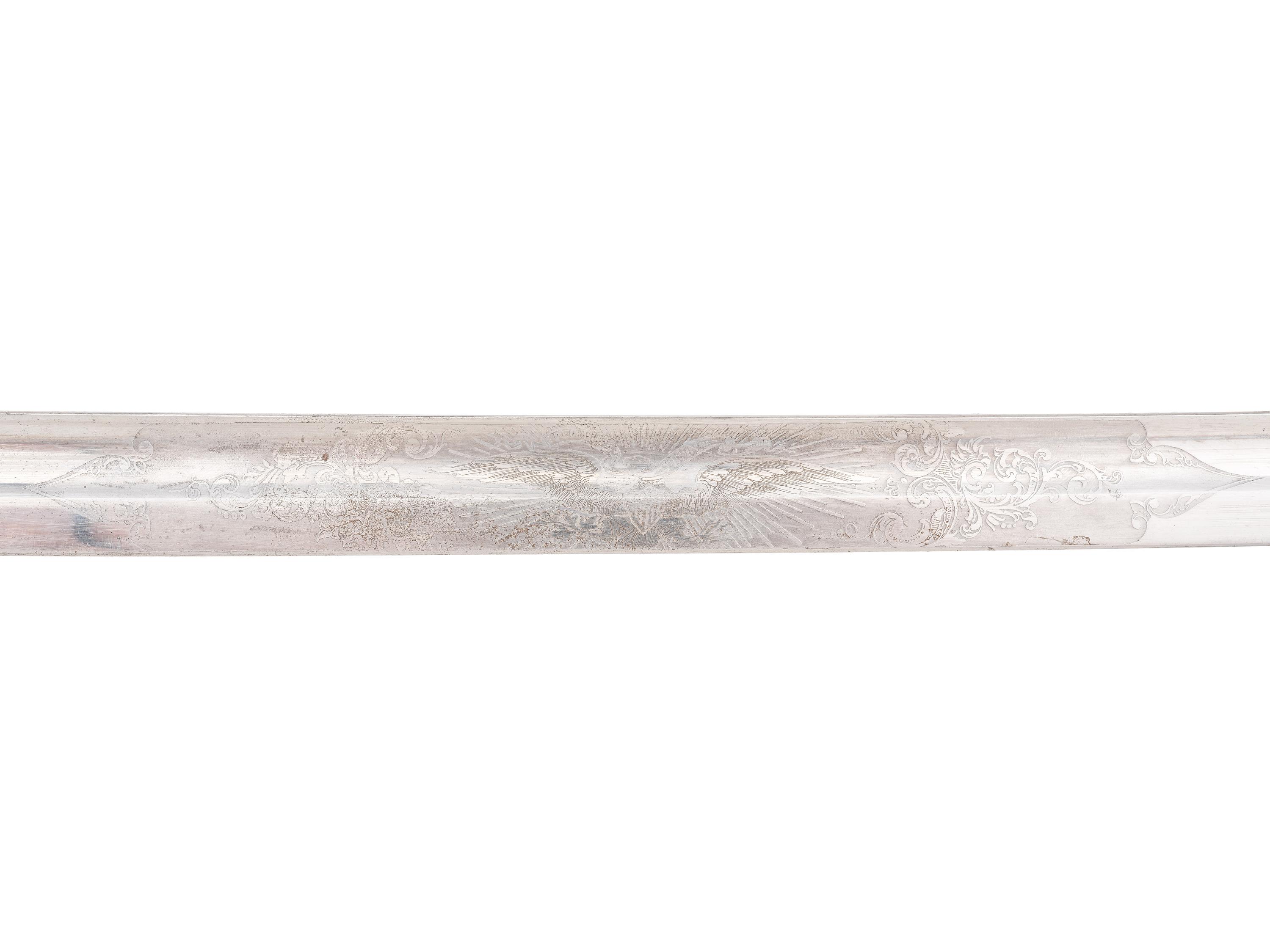 [CIVIL WAR]. Model 1850 non-regulation Union Field and Staff sword. Manufactured by Horstmann & Sons, Philadelphia.
