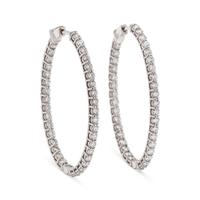 DIAMOND HOOP EARRINGS