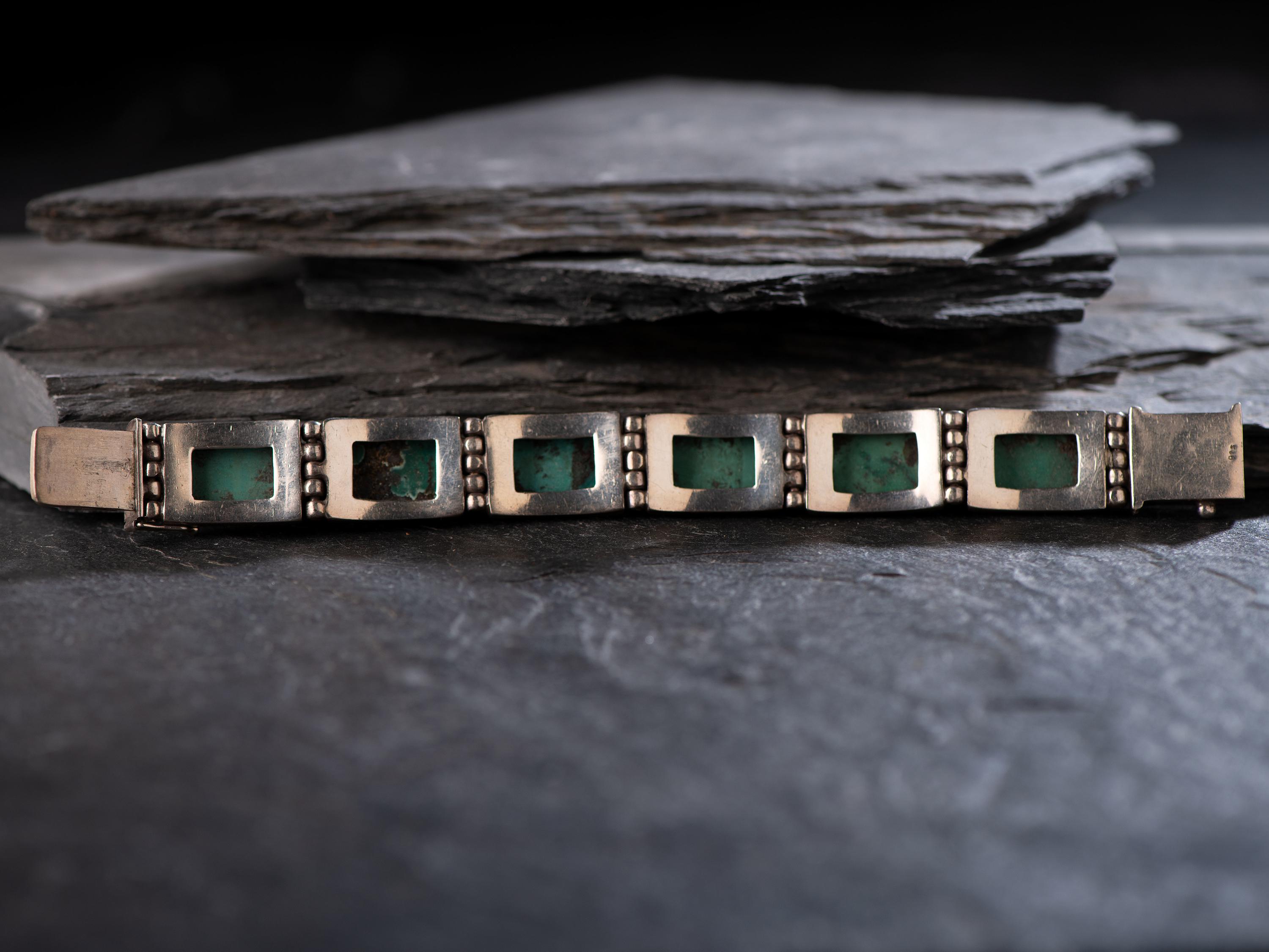 Navajo Silver and Turquoise Bracelets, PLUS