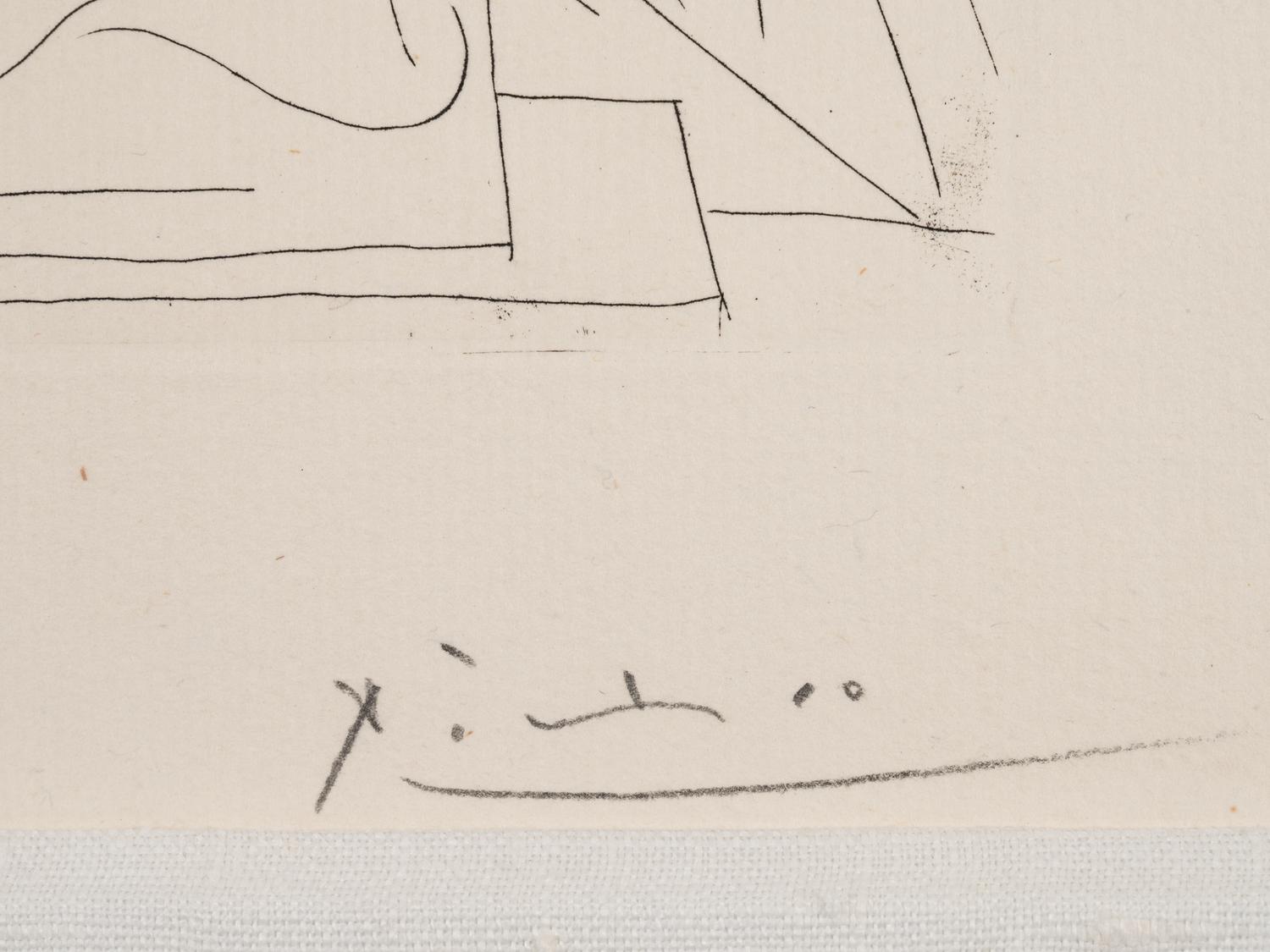 Le Repos du Sculpteur devant un Centaure et une Femme (from La Suite Vollard )