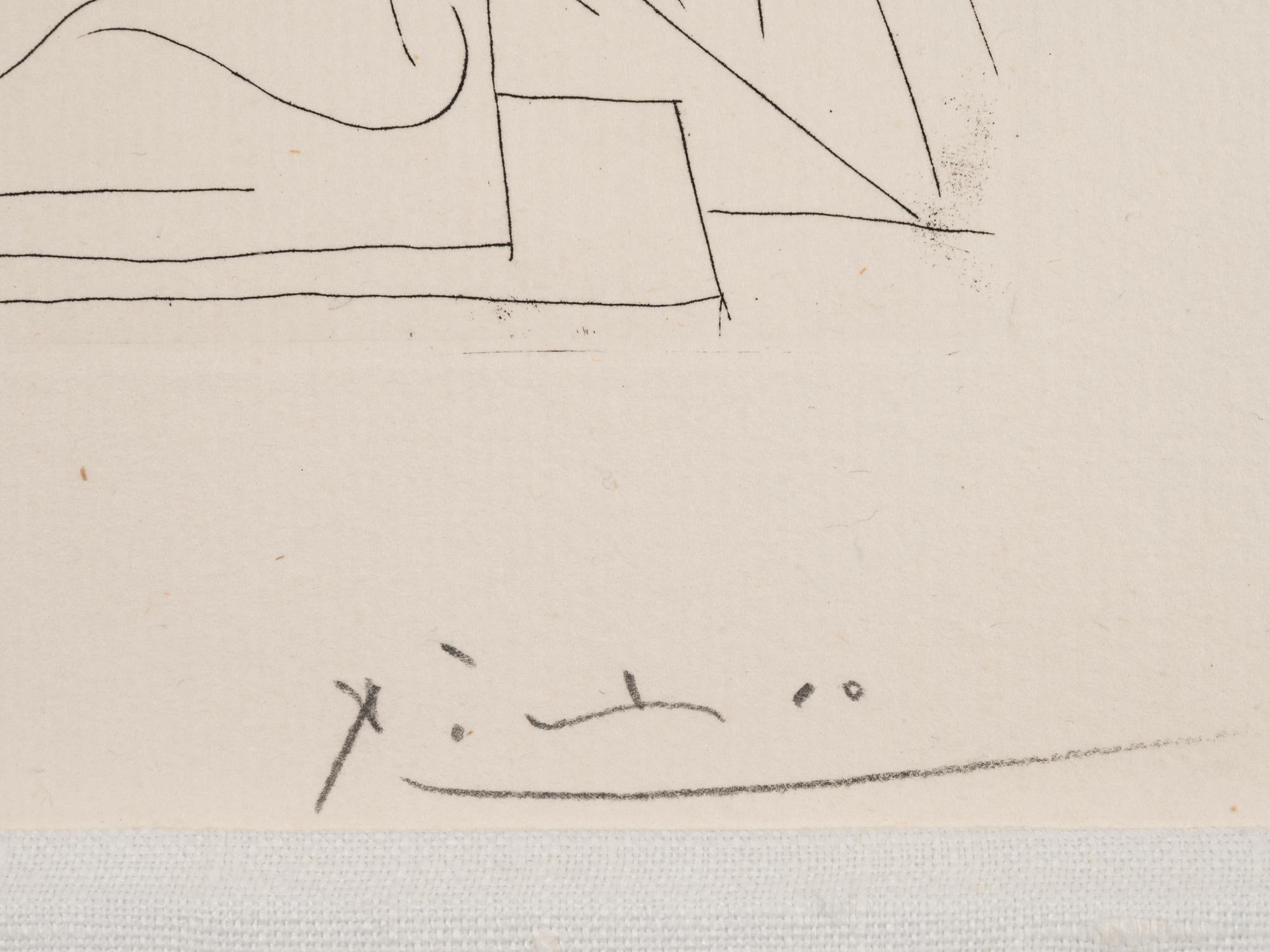 Le Repos du Sculpteur devant un Centaure et une Femme (from La Suite Vollard )