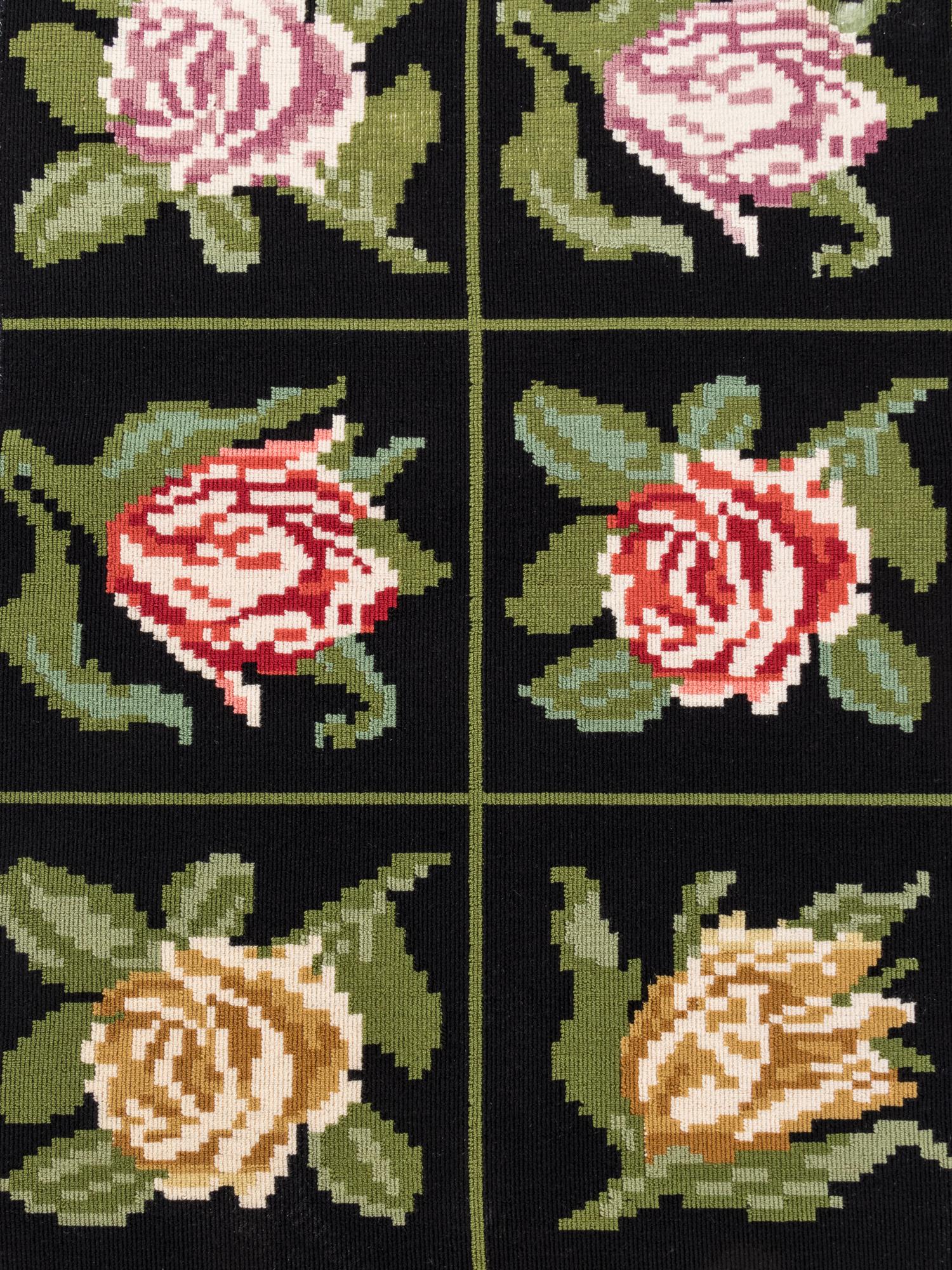 A Stark Faux Needlepoint Rug