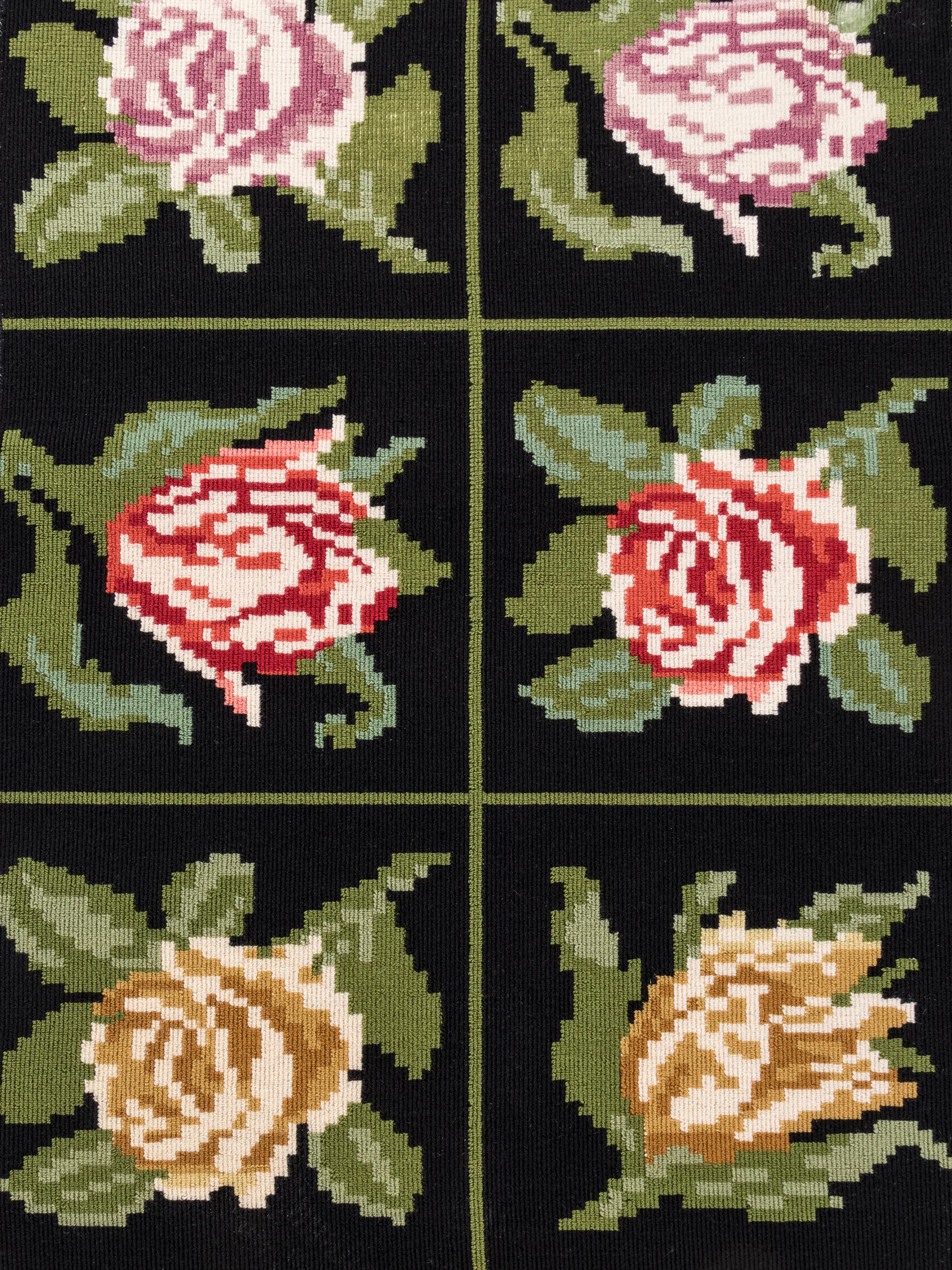 A Stark Faux Needlepoint Rug