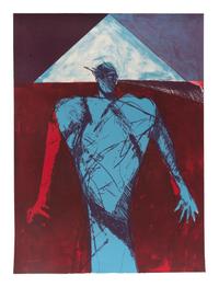 Three Works: The Sarcophagus (State I) , edition 12/150; First Mystery, edition 43/50; Action Shaman, double-sided test proof (unsigned)
