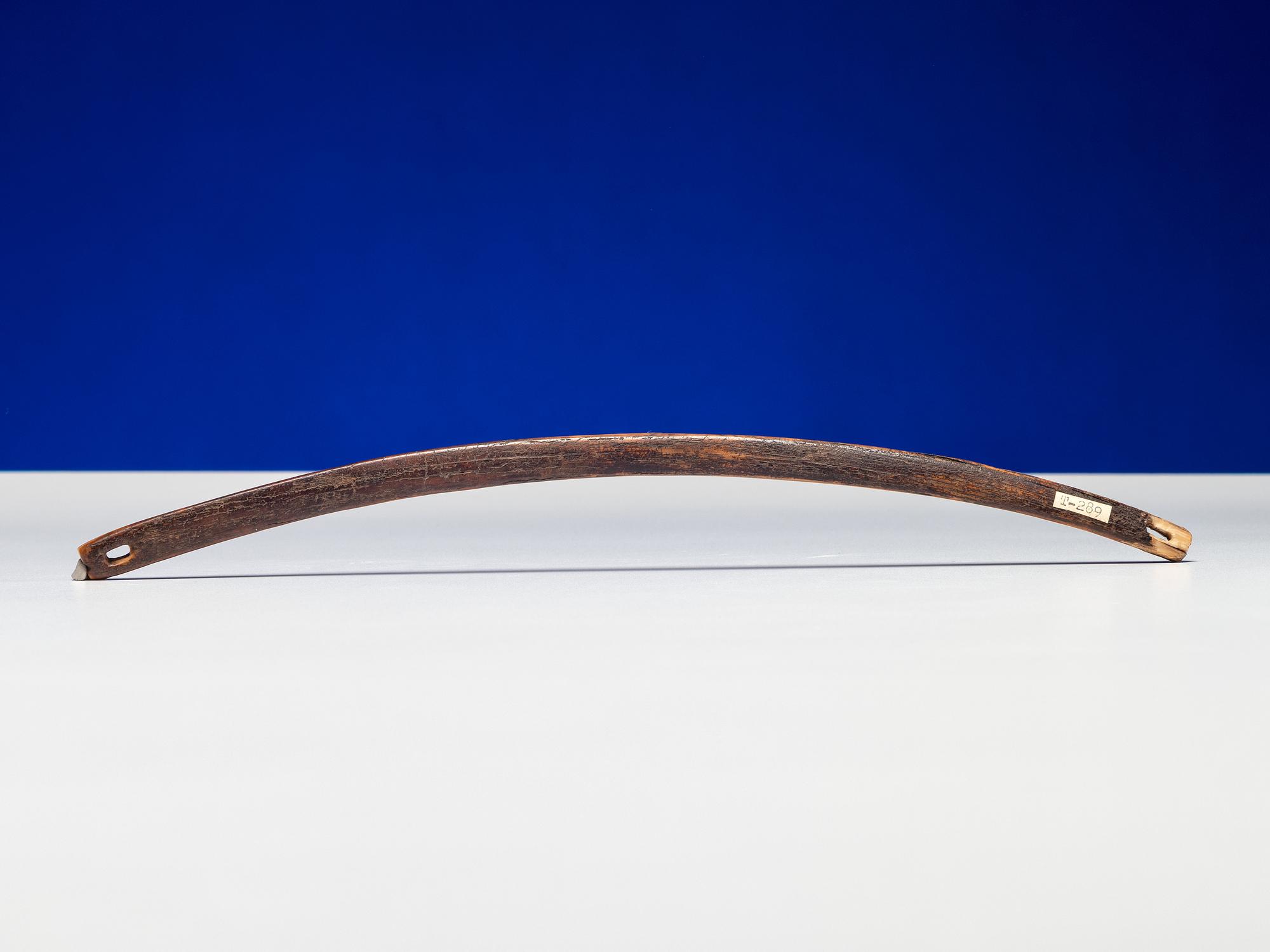 Inupiat Decorated Pump Drill Bow