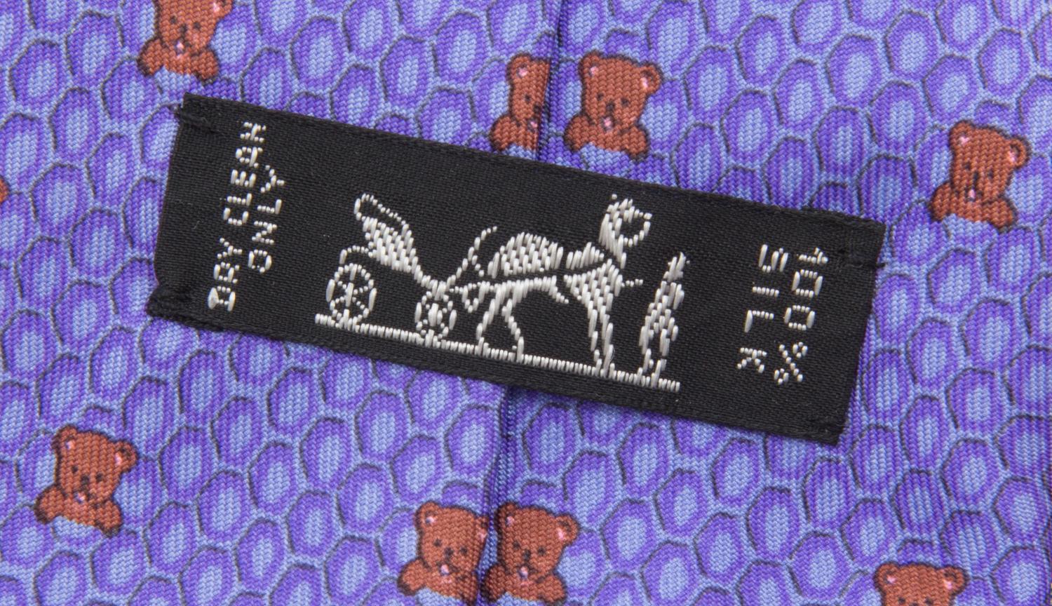 A Collection of Four Hermes Neckties,