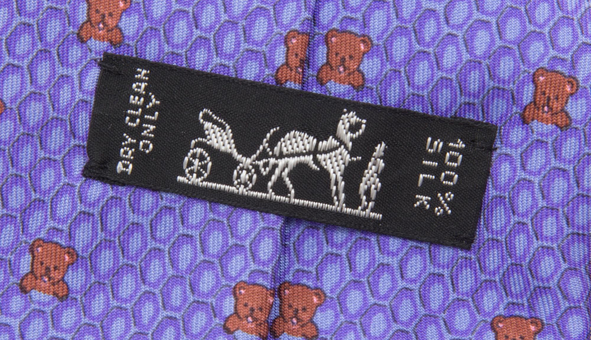 A Collection of Four Hermes Neckties,