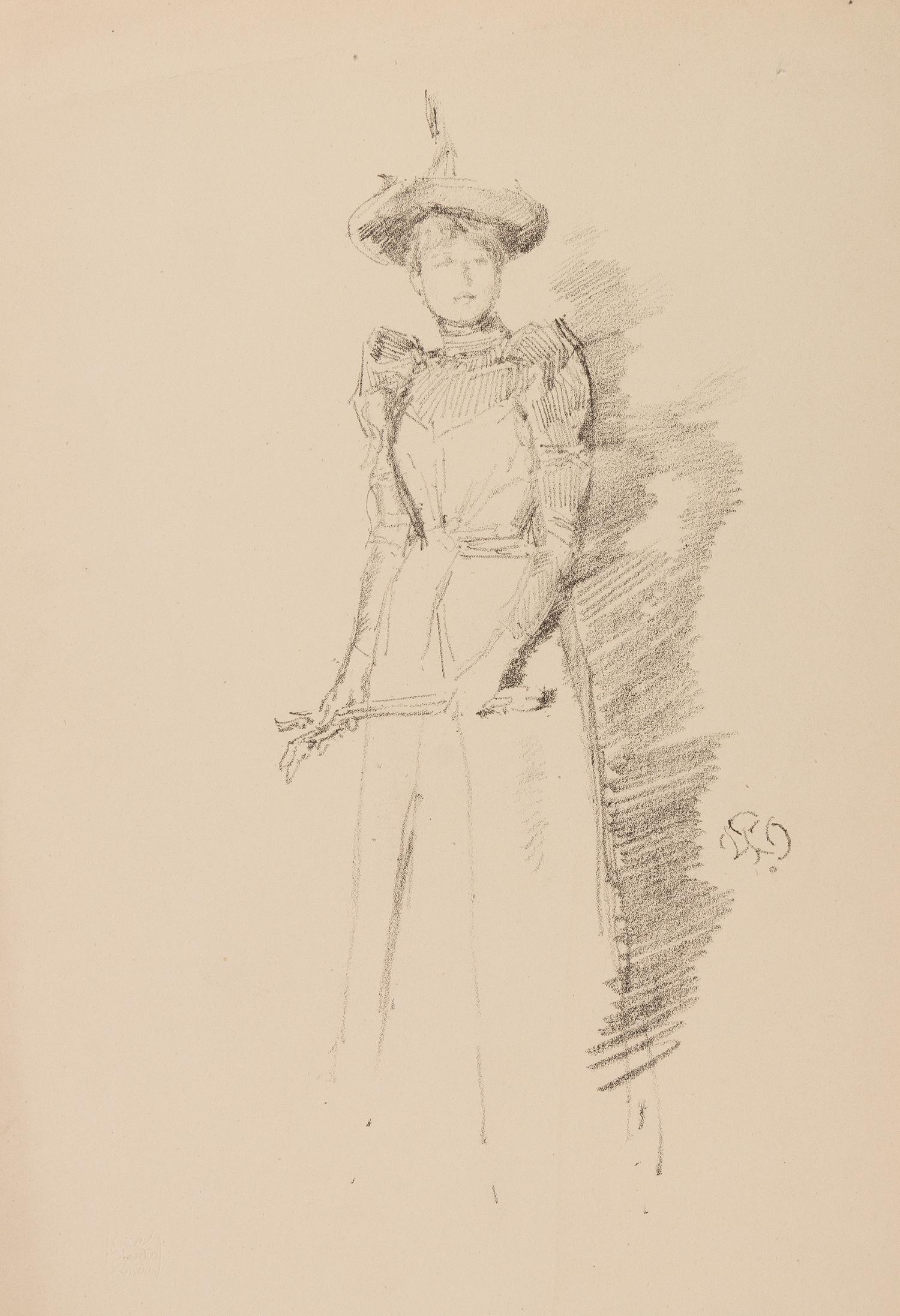 James Abbott McNeill Whistler, (American, 1834-1903), Les gants de suede, 1890