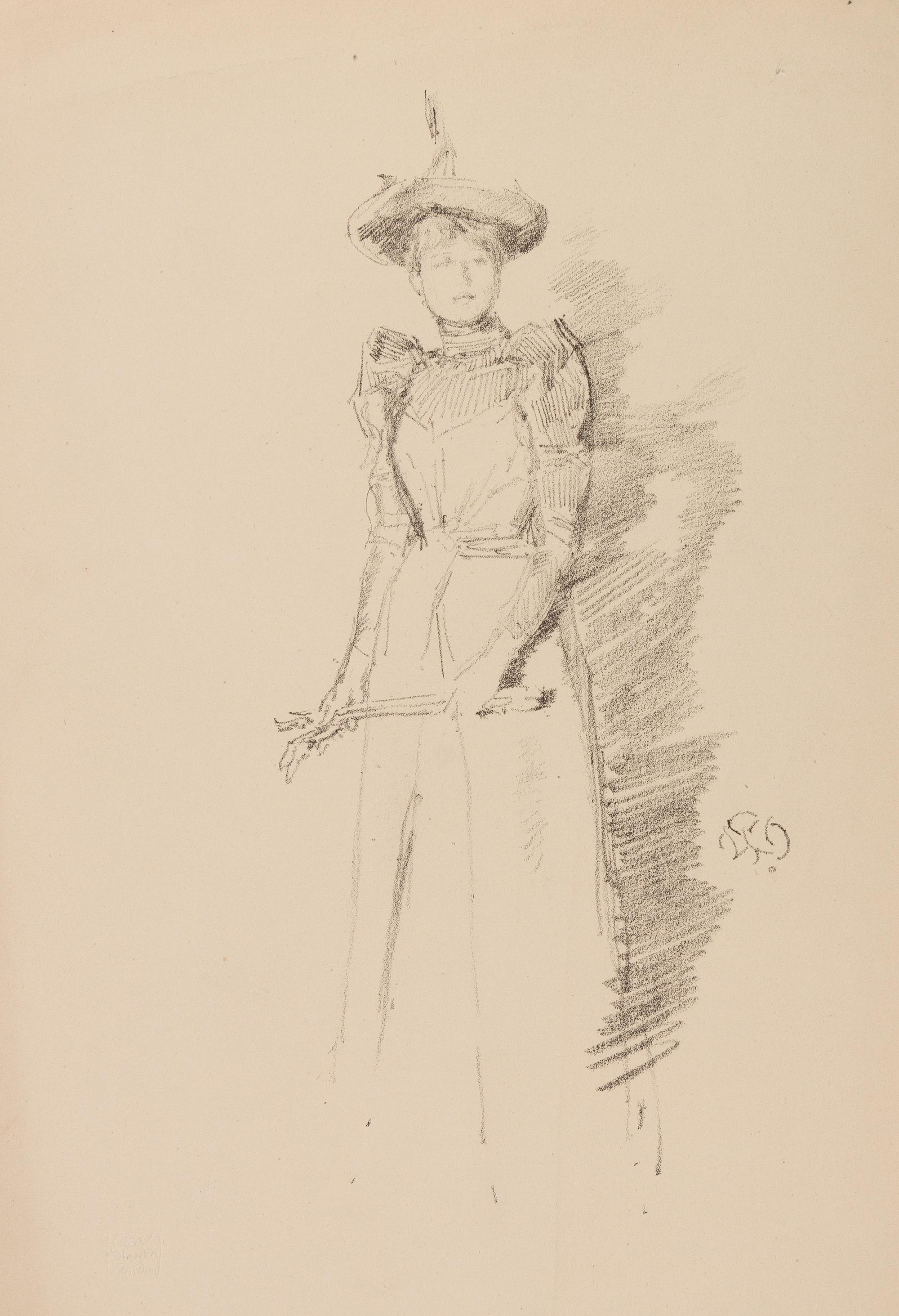 James Abbott McNeill Whistler, (American, 1834-1903), Les gants de suede, 1890