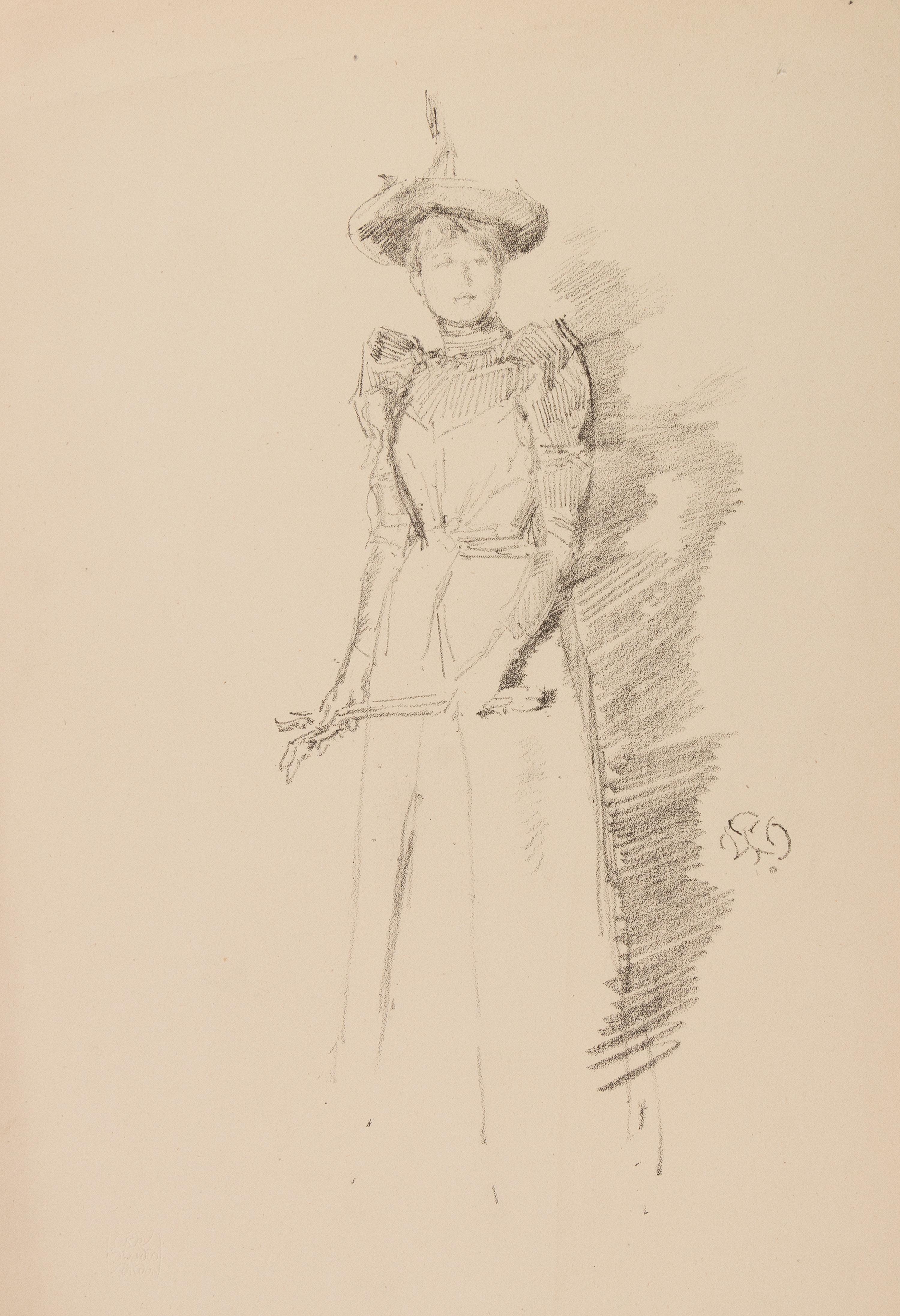 James Abbott McNeill Whistler, (American, 1834-1903), Les gants de suede, 1890