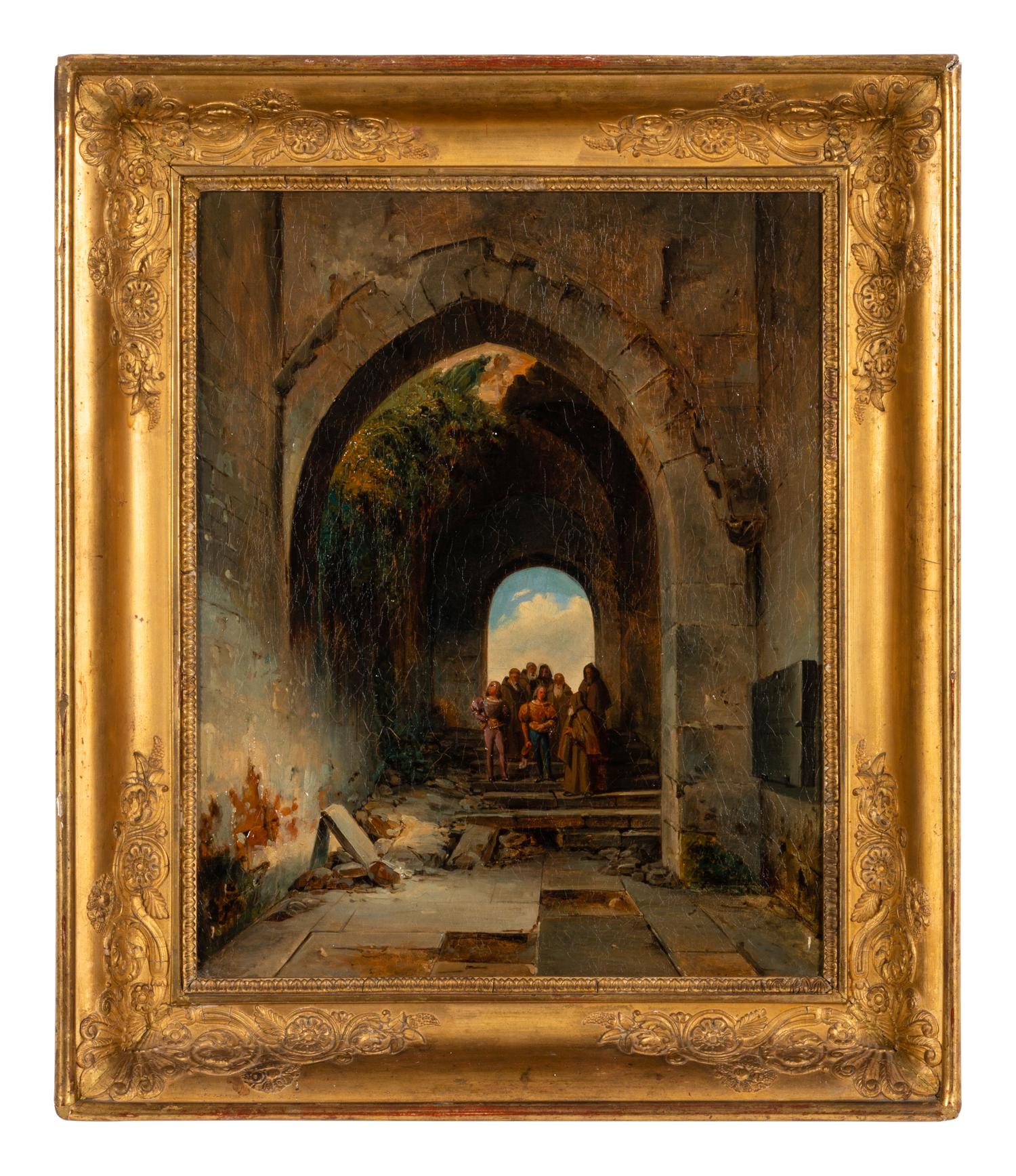 Renaissance Scene with Monks