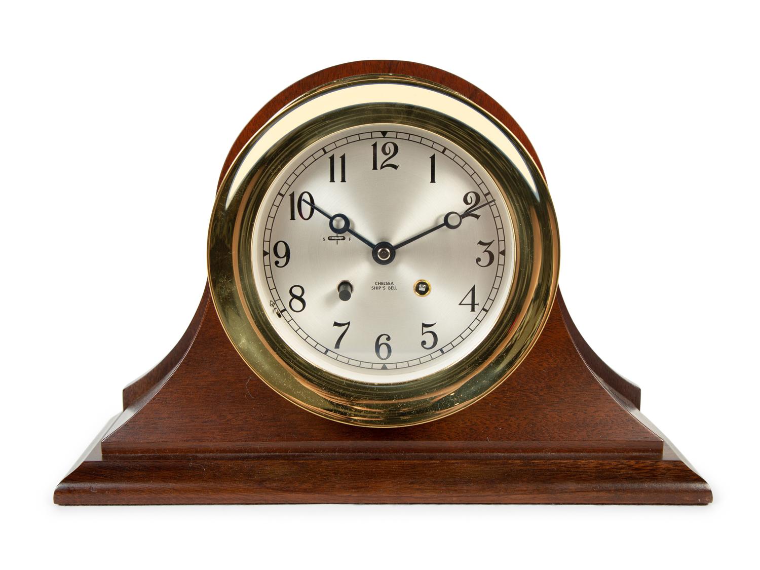 A Chelsea Ship's Bell Clock