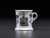 A Porcelain Occupational Shaving Mug