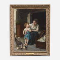 Elizabeth Jane Gardner Bouguereau (American, 1837–1922) Deux Mères de Famille