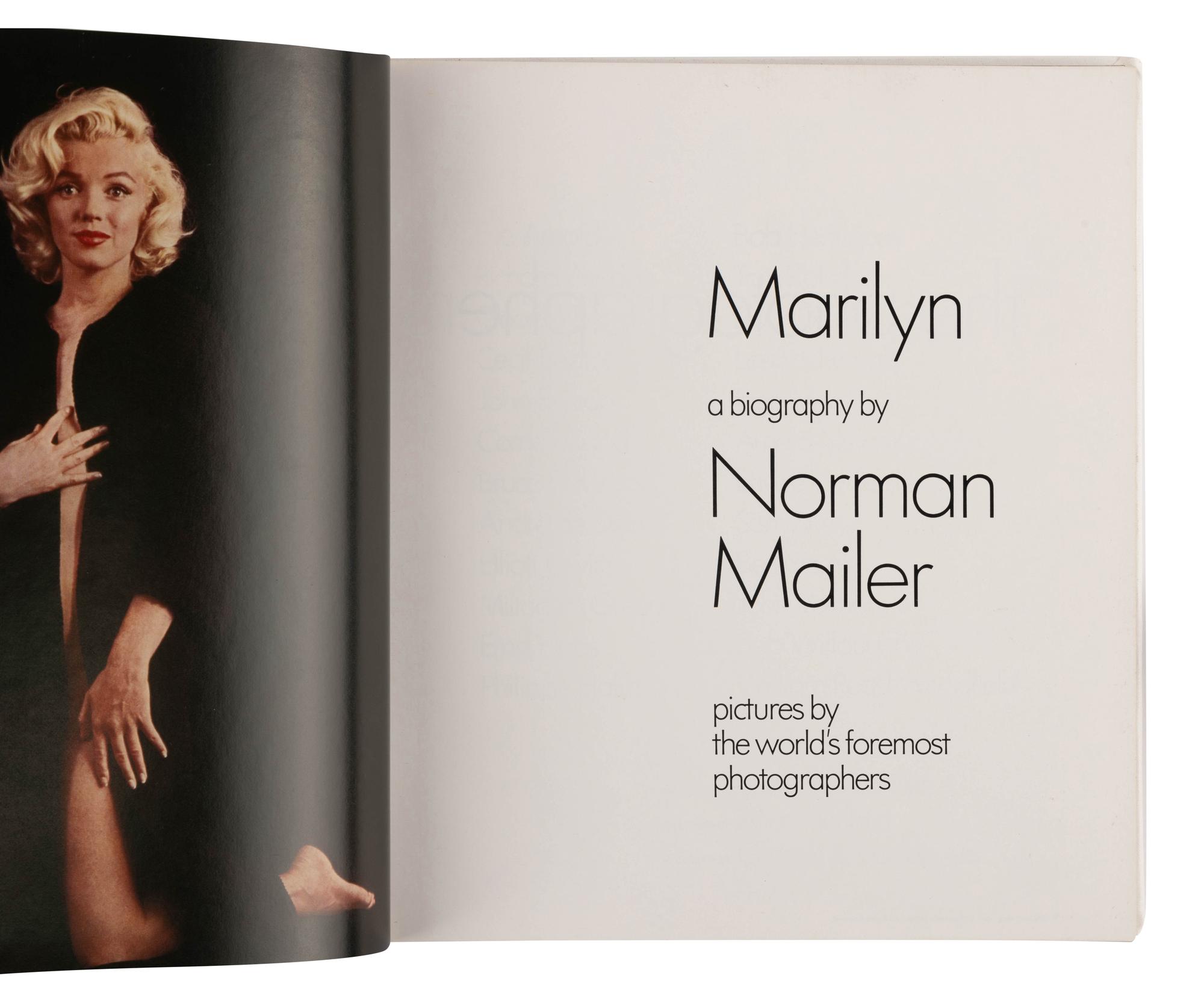 MAILER, Norman (1923-2007). Marilyn. A Biography . [New York]: Grosset & Dunlap, Inc., 1973.
