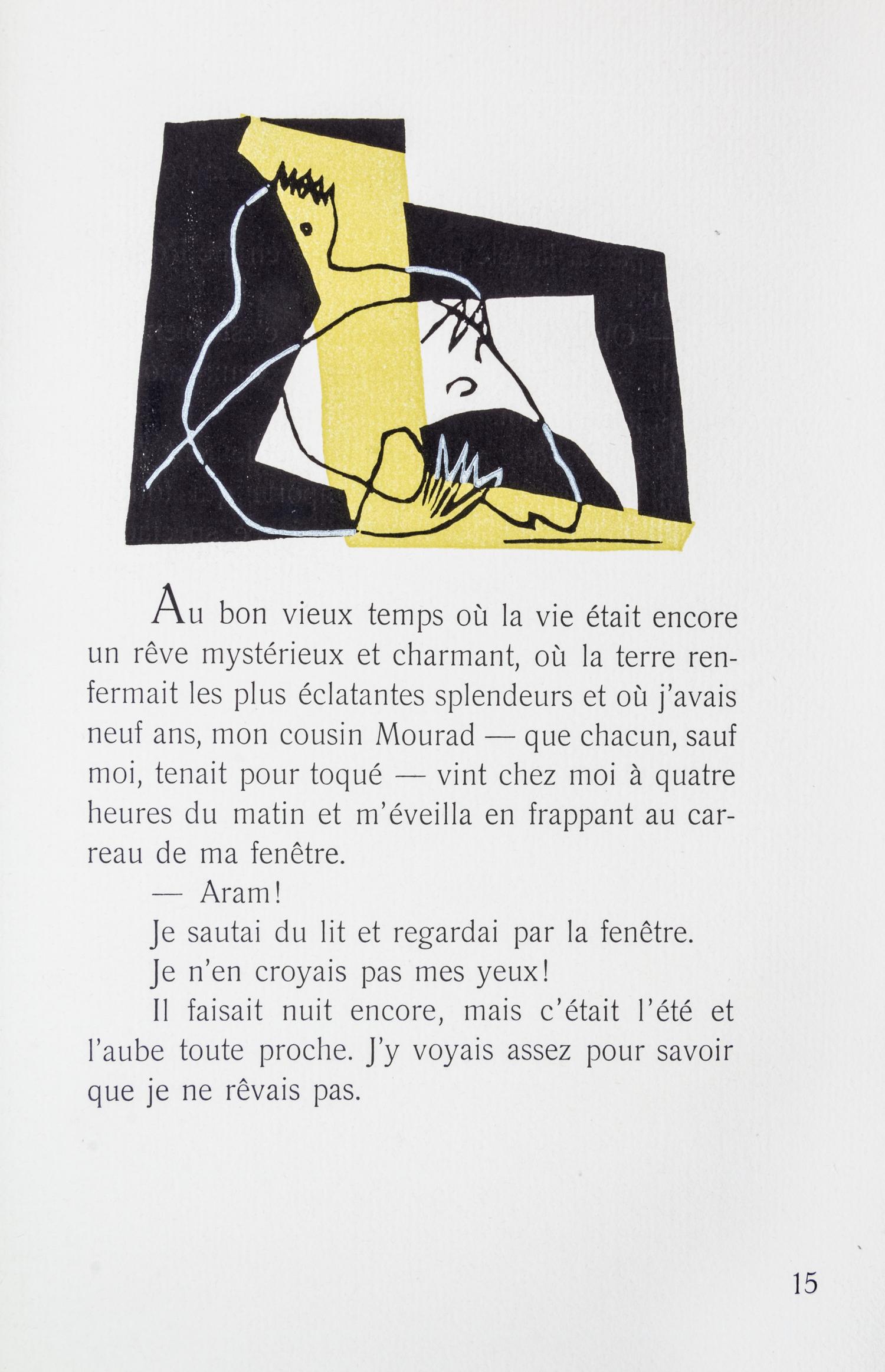(LAURENS, HENRI) SAROYAN, WILLIAM. Contes. Paris, 1953. Limited. Signed.