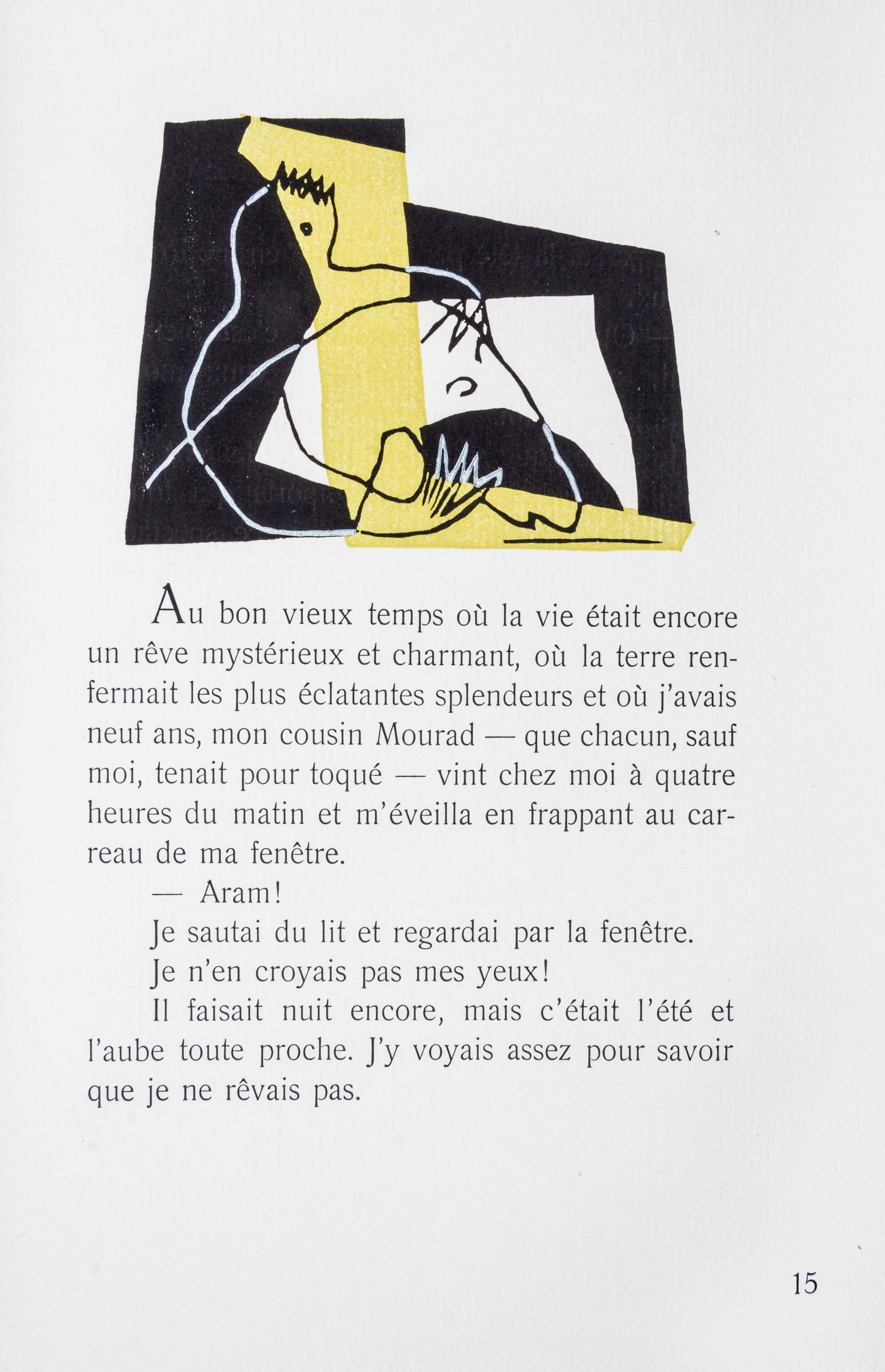 (LAURENS, HENRI) SAROYAN, WILLIAM. Contes. Paris, 1953. Limited. Signed.