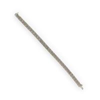 Diamond and White Gold Line Bracelet
