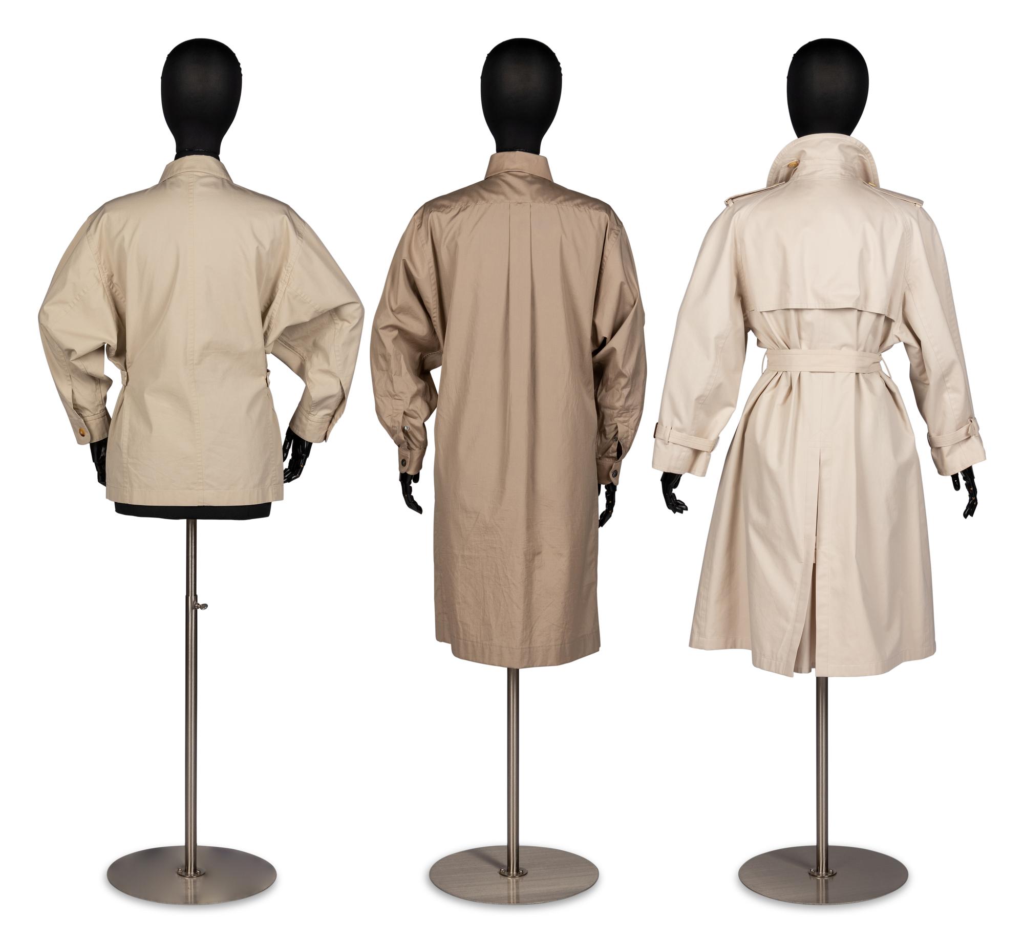 Hermès Jacket, Shirtdress, and Car Coat
