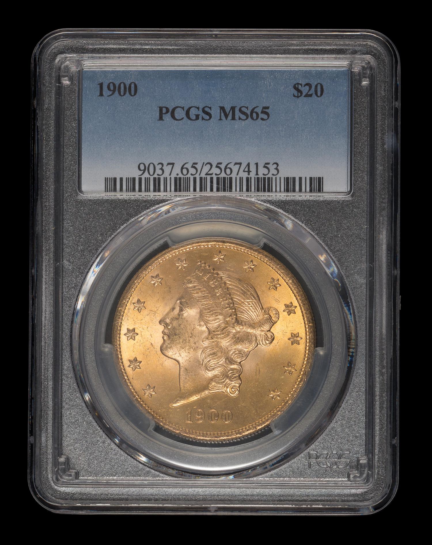A United States 1900 Liberty Head $20 Gold Coin