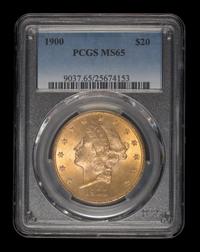 A United States 1900 Liberty Head $20 Gold Coin