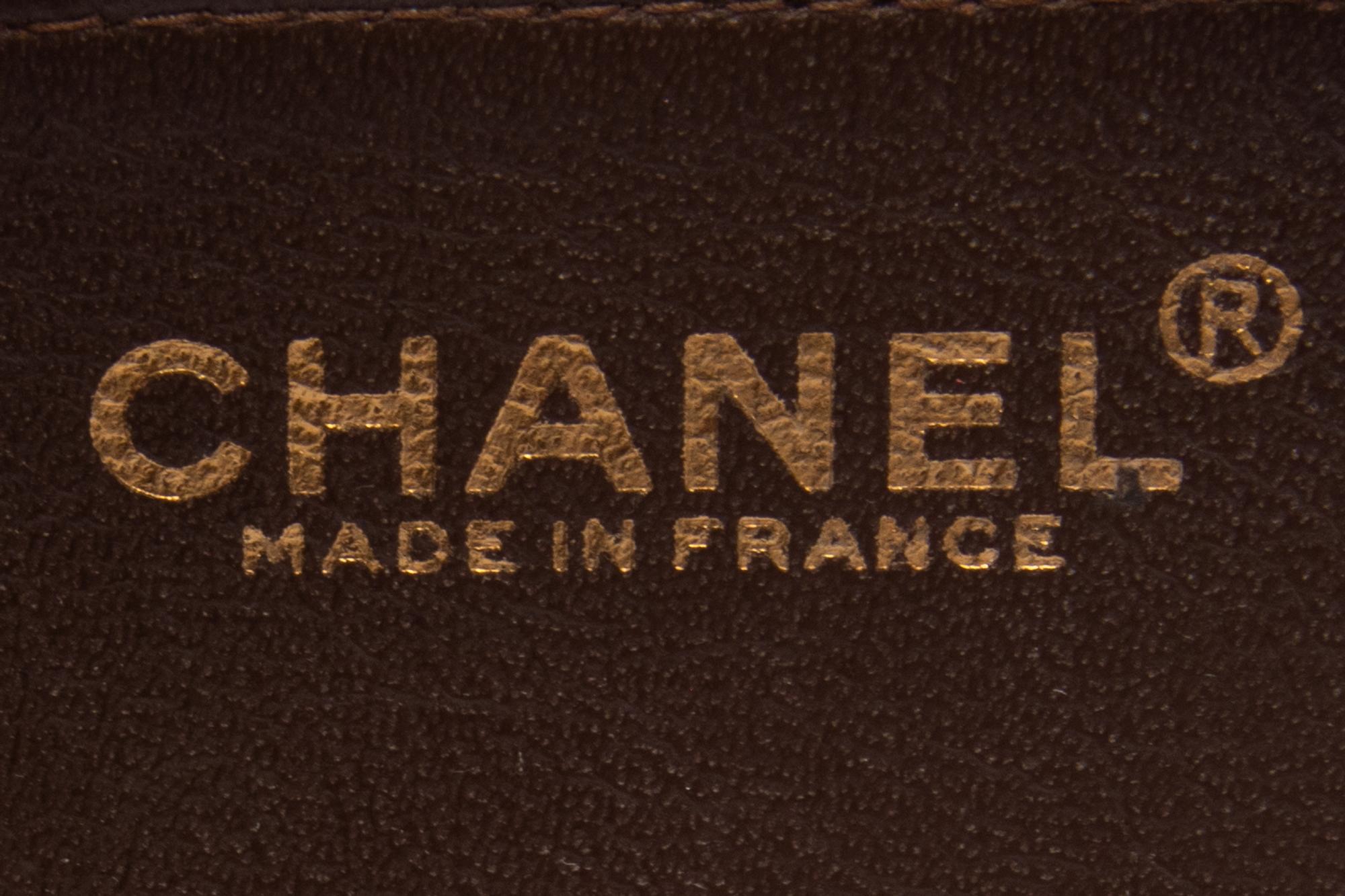 Chanel Brown Suede Flap Bag