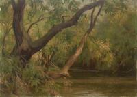 Fernando Amorsolo 阿莫索羅 (Filipino, 1892-1972) — Philippine Landscape , 1920