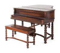 A Steinway and Sons Model L Grand Piano