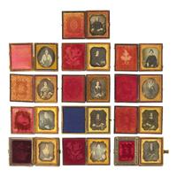 [Early Photography] Group of 26 Daguerreotypes of Women