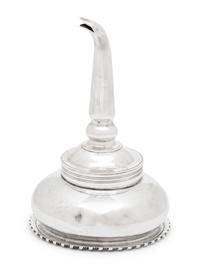 A George III Silver Wine Funnel
