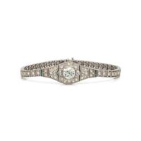ART DECO, WHITE GOLD AND DIAMOND BRACELET