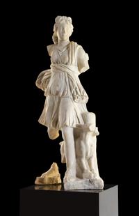 A Roman Marble Diana Venatrix Height 40 inches. — CIRCA 2ND CENTURY C.E.