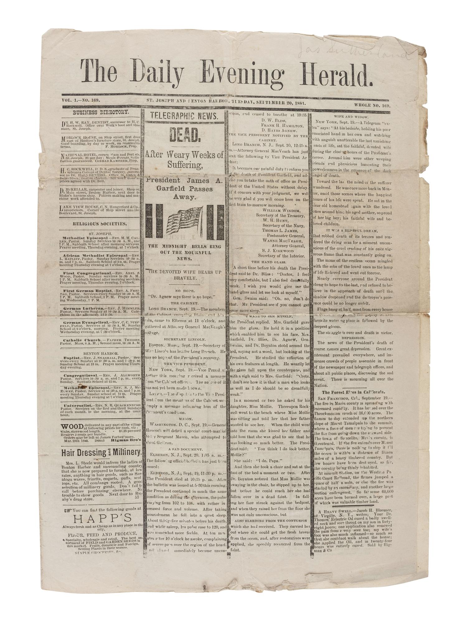 [POLITICS]. A group of Republican ballots and broadsides including Benjamin HARRISON and James G. BLAINE.