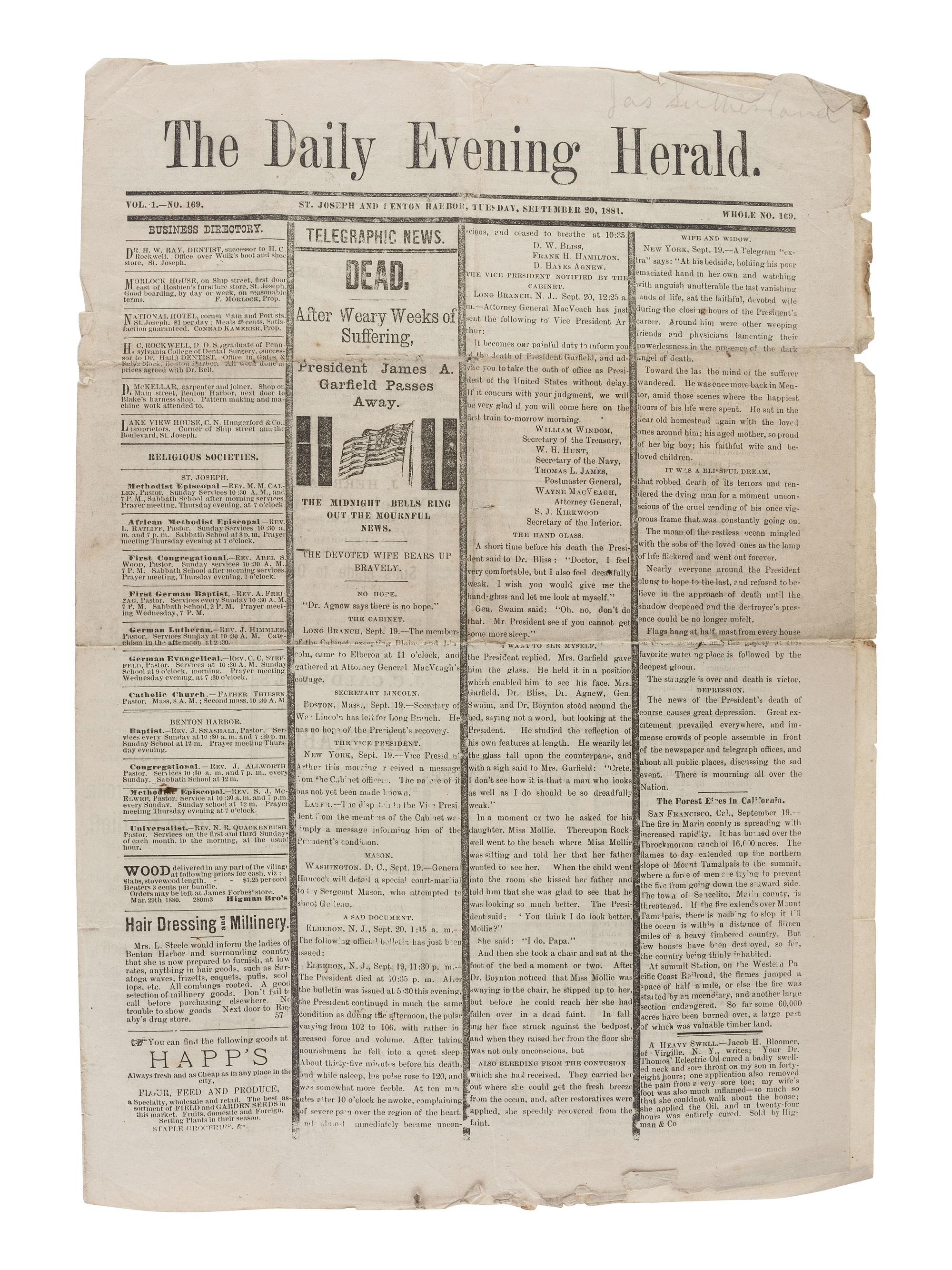 [POLITICS]. A group of Republican ballots and broadsides including Benjamin HARRISON and James G. BLAINE.