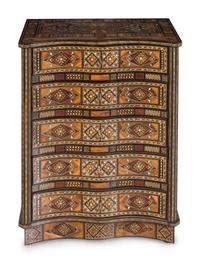 A Syrian Mosaic-Inlaid Chest of Drawers