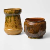 Two cabinet vases, c. 1895-1896 Biloxi, Mississippi, USA,