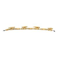 Inupiat Carved Bone Link Bracelet