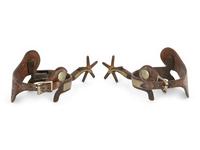 Kelly Brothers Steer Head Spurs and Crokett Spurs